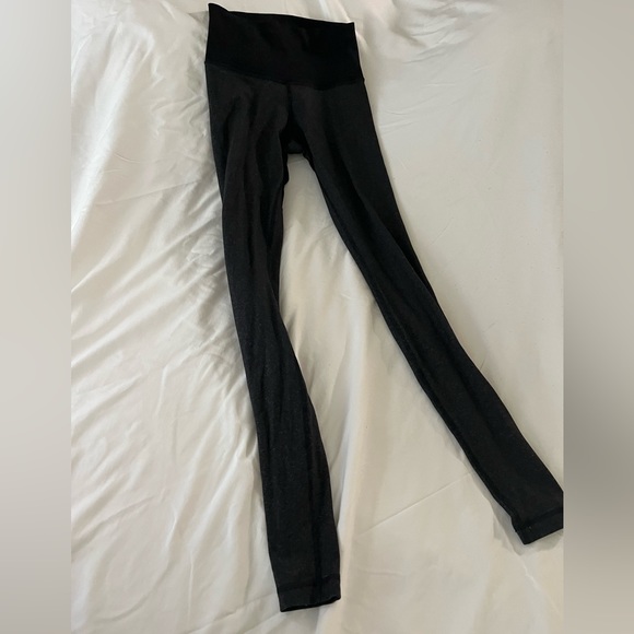 Lululemon Athletica full length leggings black gray - Picture 3 of 3